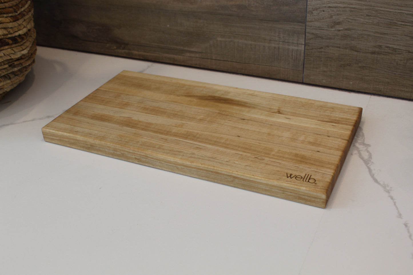 WELLB® Pequeño Wood Cutting Board, Edge grain, walnut, maple, red oak, cherry