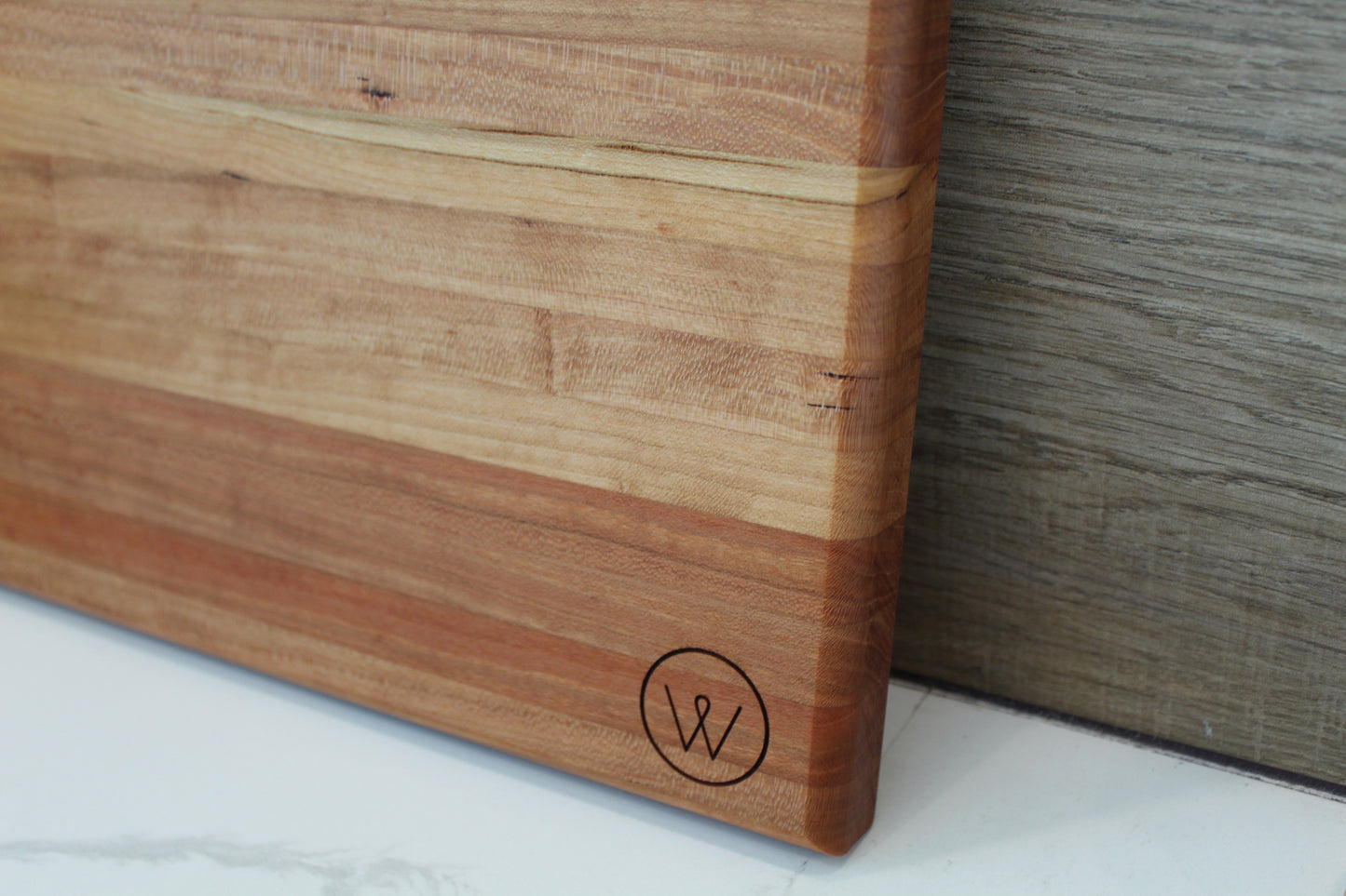 WELLB® Grande Wood Cutting Board, Edge grain, walnut, maple, cherry