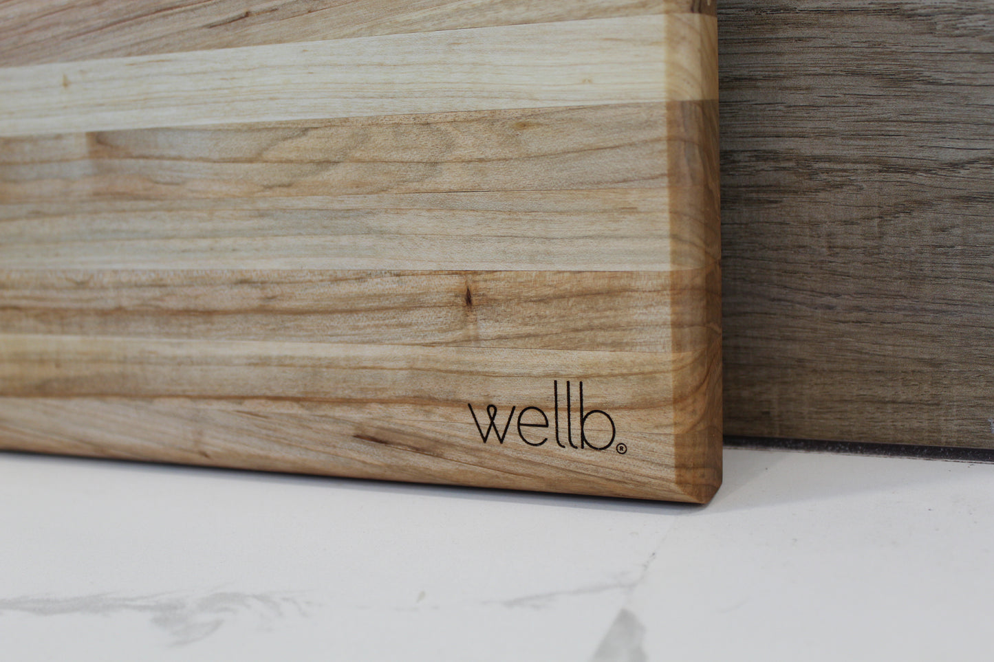 WELLB® Grande Wood Cutting Board, Edge grain, walnut, maple, cherry