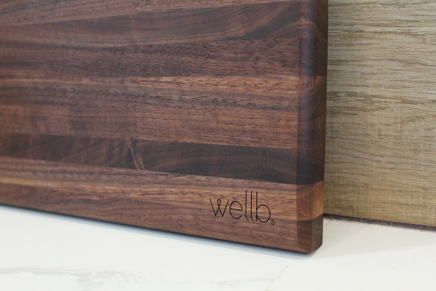 WELLB® Grande Wood Cutting Board, Edge grain, walnut, maple, cherry