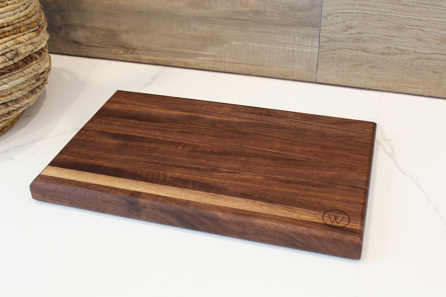 WELLB® Grande Wood Cutting Board, Edge grain, walnut, maple, cherry