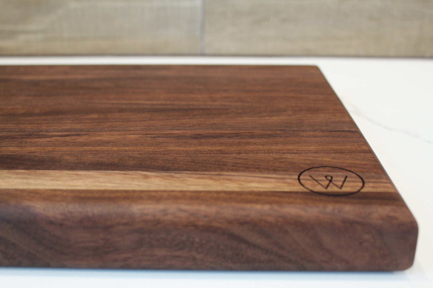 WELLB® Grande Wood Cutting Board, Edge grain, walnut, maple, cherry