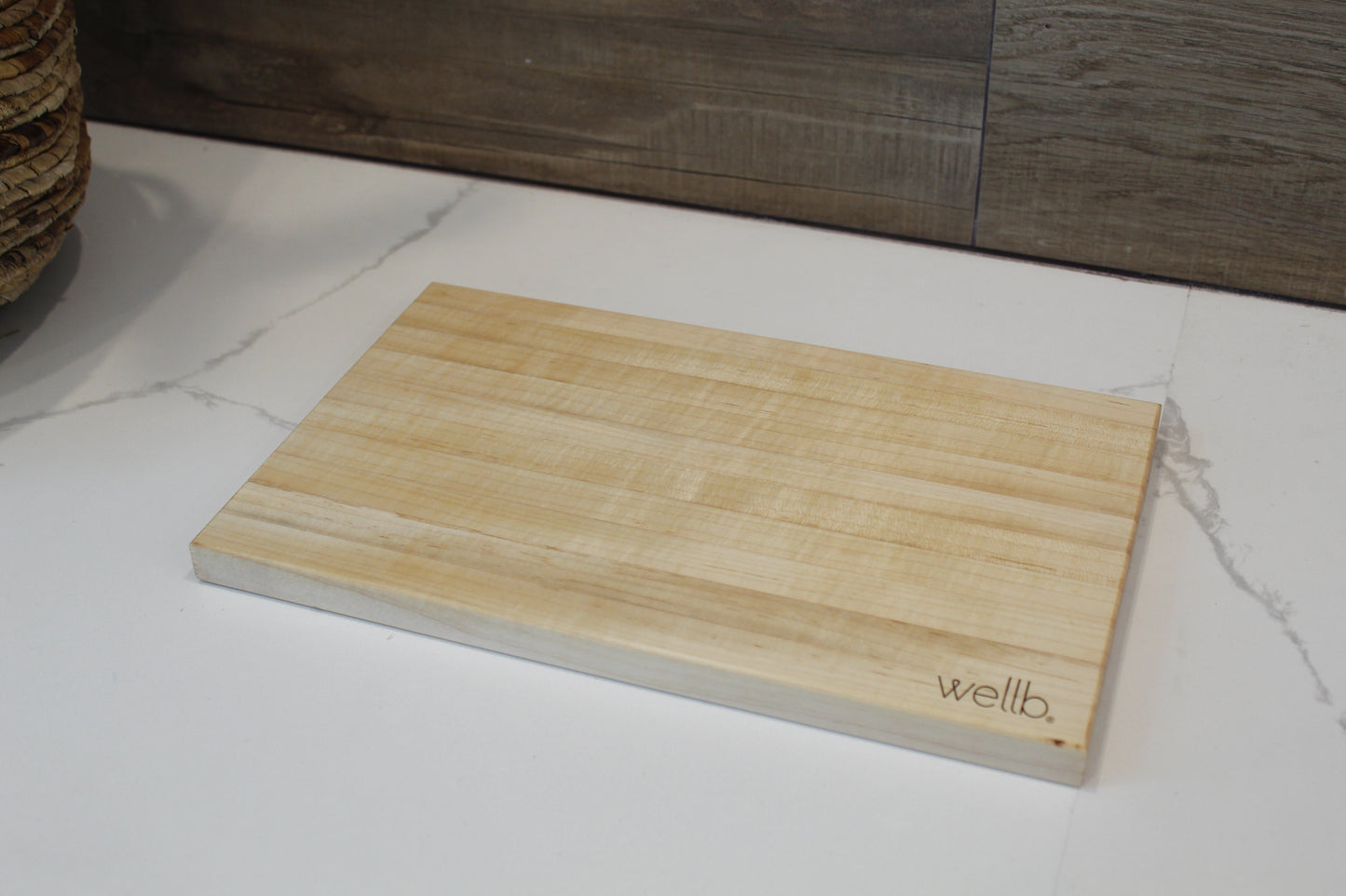 WELLB® Pequeño Wood Cutting Board, Edge grain, walnut, maple, red oak, cherry